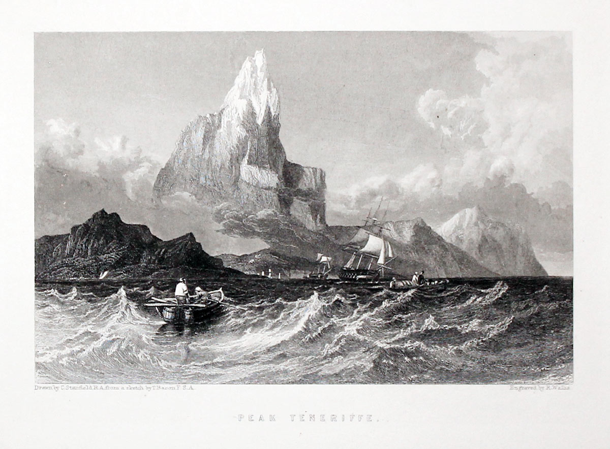 Peak Tenerife, William Clarkson Stanfield c.1840  Peak Tenerife, William Clarkson Stanfield c.1840