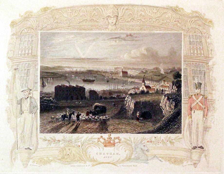 Chatham Kent by Tombleson  Chatham Kent by Tombleson