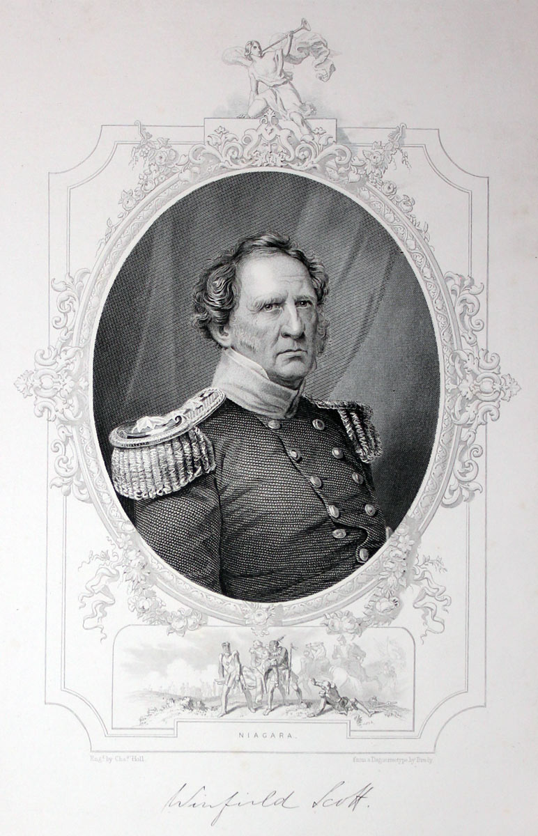Winfield Scott portrait engraving  Winfield Scott portrait engraving