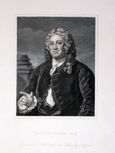  Martin Folkes Portrait
 