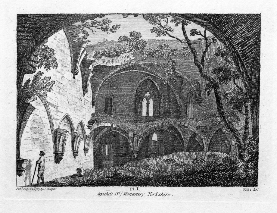 St. Agatha's Monastery Plate 1, Yorkshire   St. Agatha's Monastery Plate 1, Yorkshire