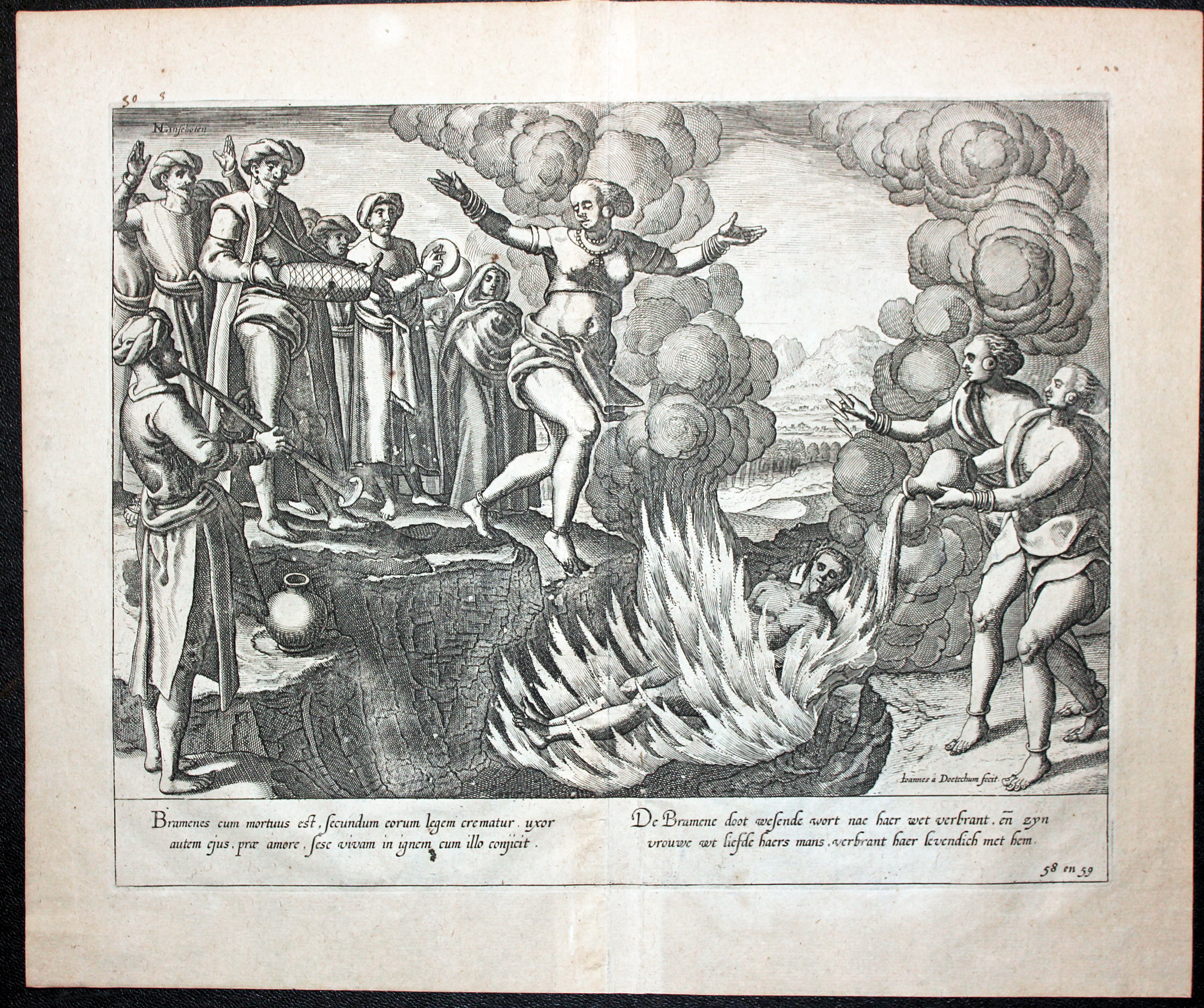 Sati, Johannes Baptista van Doetechum the Younger, 1599