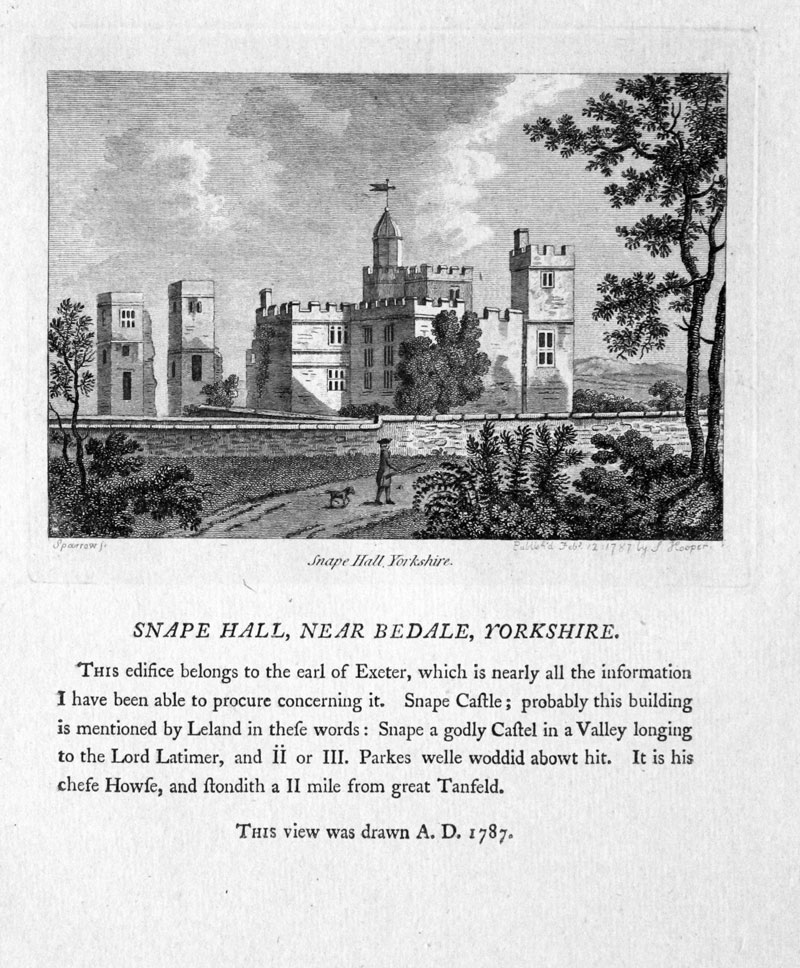 Snape Hall, Yorkshire  Snape Hall, Yorkshire