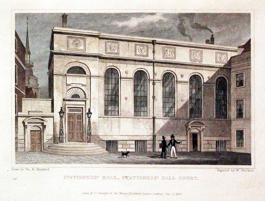 Stationer's Hall, London  Stationer's Hall, London