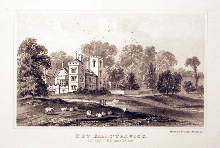 New Hall Warwickshire by Stannard and Dixon  New Hall Warwickshire by Stannard and Dixon