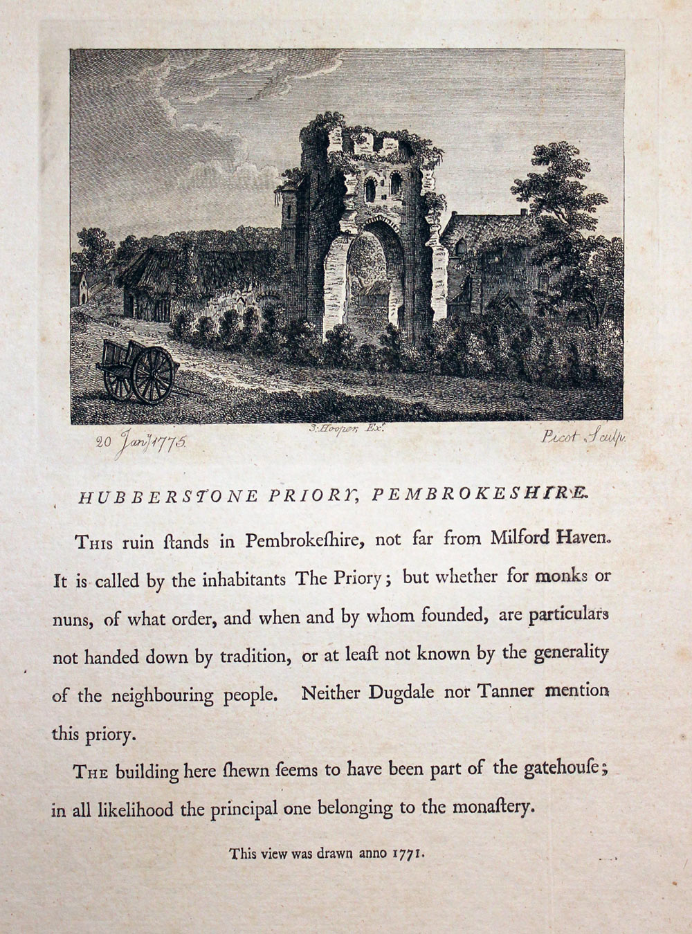 Hubberstone Priory, Pembrokeshire  Hubberstone Priory, Pembrokeshire