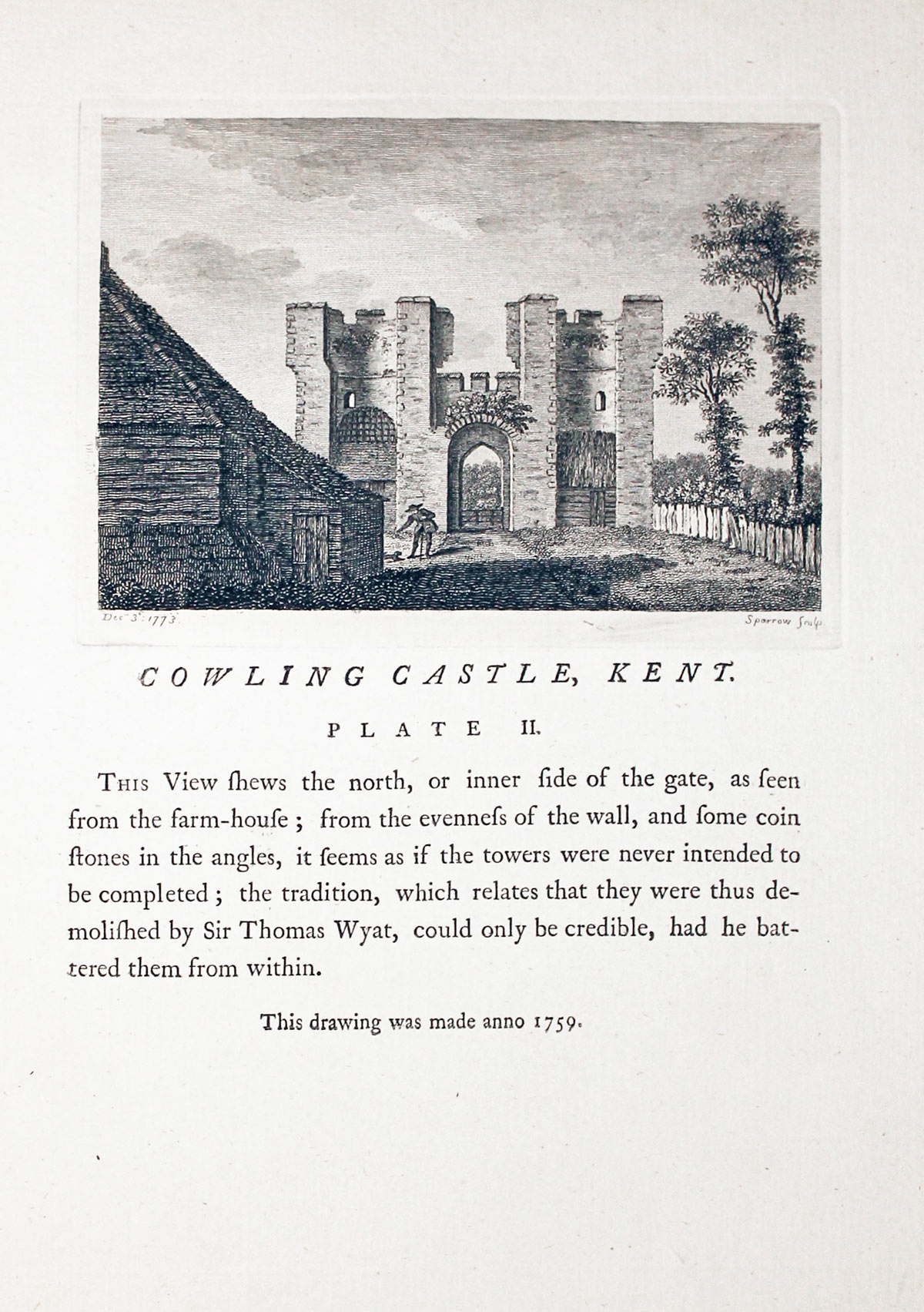 Cowling Castle Kent Plate 2  Cowling Castle Kent Plate 2