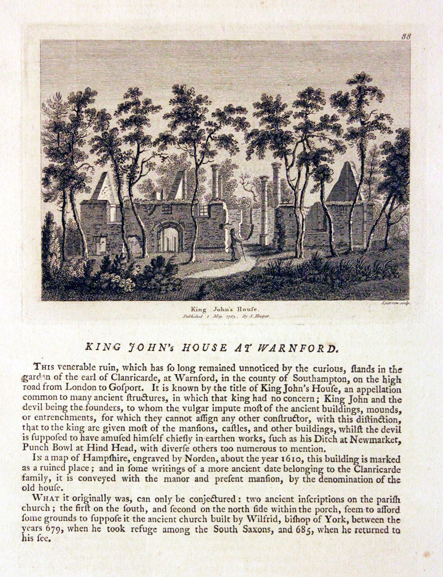 King John's House Hampshire  King John's House Hampshire