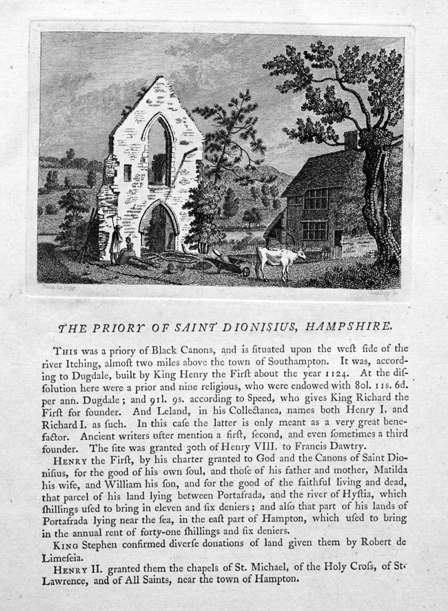 Priory St Dionisus Hampshire  Priory St Dionisus Hampshire