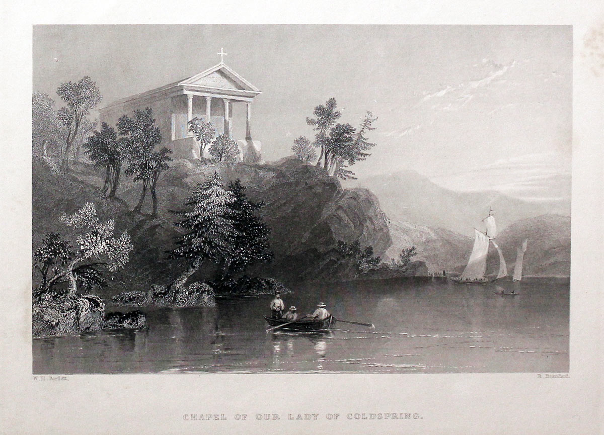 Chapel of Our Lady of Coldspring by W. H. Bartlett