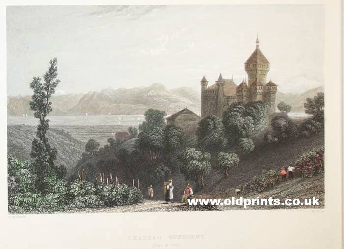 Chateau Wufflens (ays de Vaud Switzerland  Chateau Wufflens (ays de Vaud Switzerland