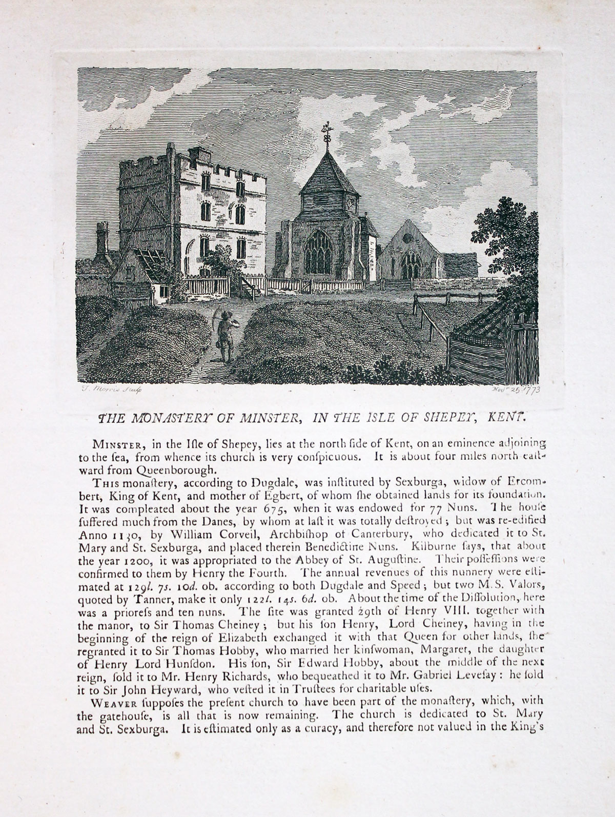 Monastery of Minster Isle of Shepey  Monastery of Minster Isle of Shepey