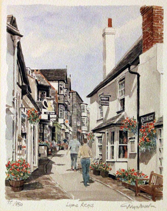Lyme Regis Dorsetshire by Glyn Martin  Lyme Regis Dorsetshire by Glyn Martin