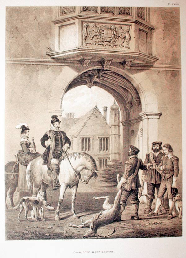 Charlcote by Joseph Nash  Charlcote by Joseph Nash