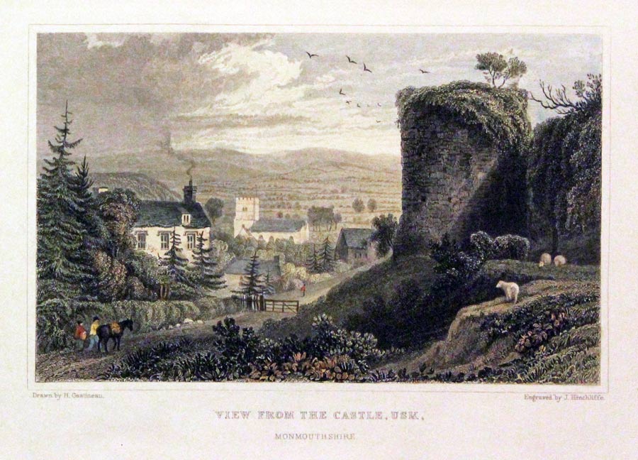 Usk Castle Monmouthshire