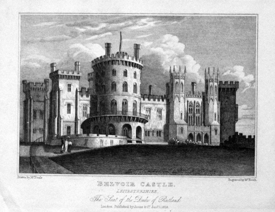 Belvoir Castle by J. P. Neale  Belvoir Castle by J. P. Neale