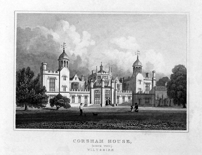 North View of Corsham House in Wiltshire