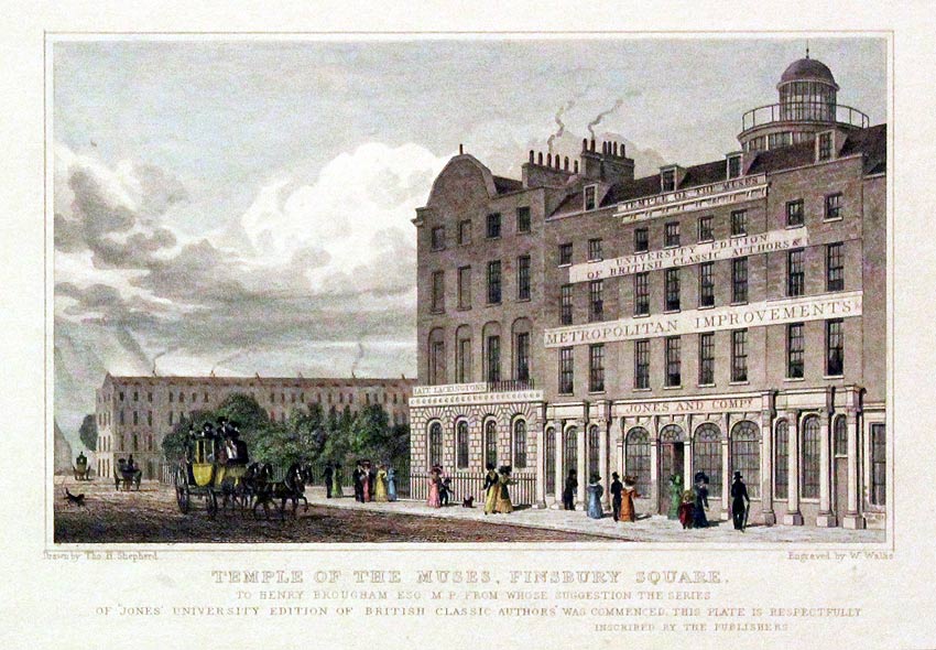 Temple of the Muses, London  Temple of the Muses, London