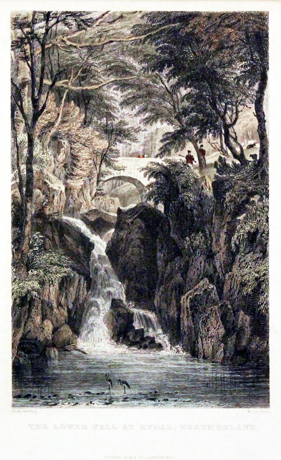  Lower Fall at Rydal, Westmorland 