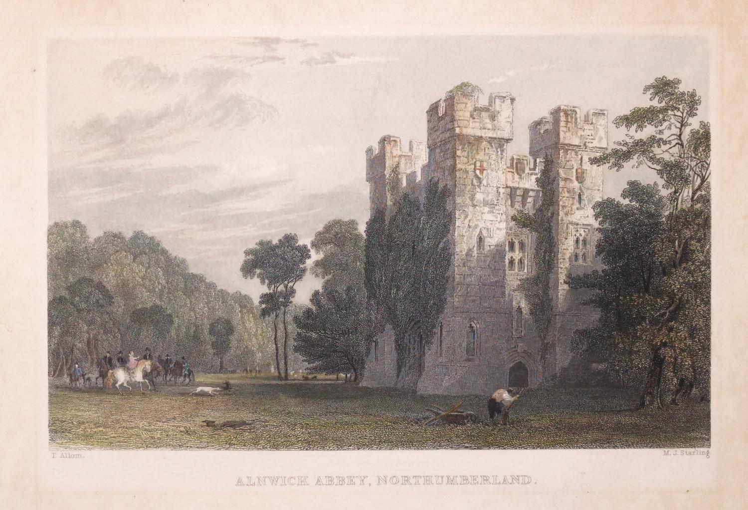 Alnwick Abbey, Northumeberland  Alnwick Abbey, Northumeberland