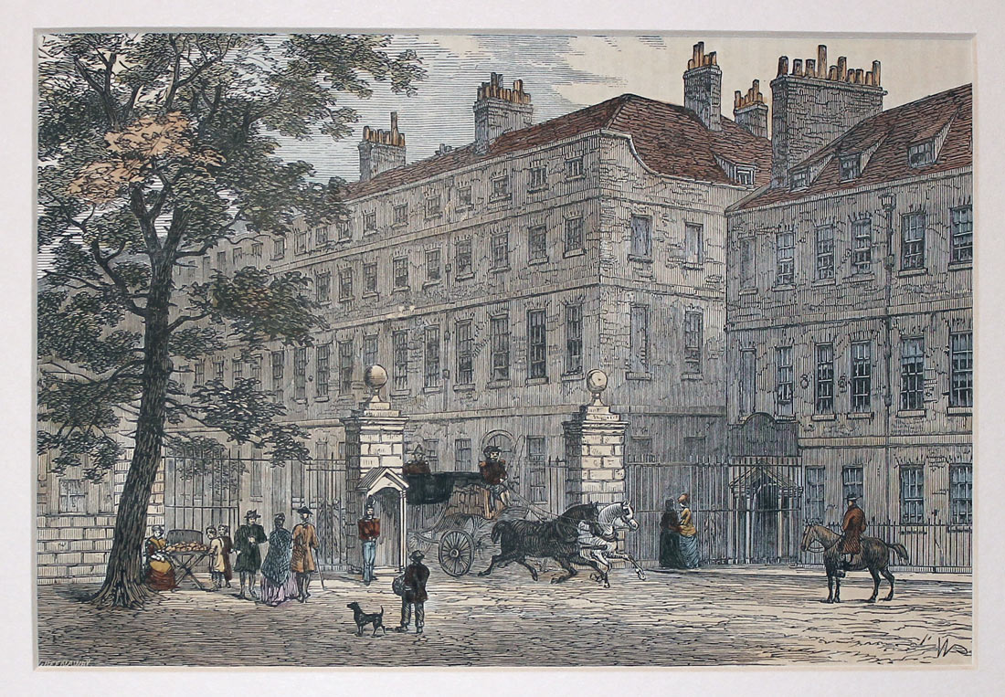 Storey's Gate London in 1820  Storey's Gate London in 1820