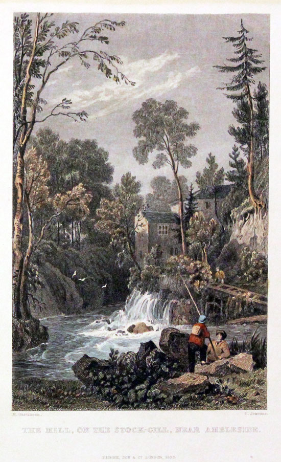  The Mill on the Stock-Gill. Lake District 
