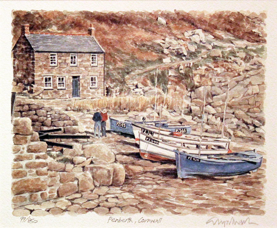 Penberth Cornwall by Glyn Martin  Penberth Cornwall by Glyn Martin
