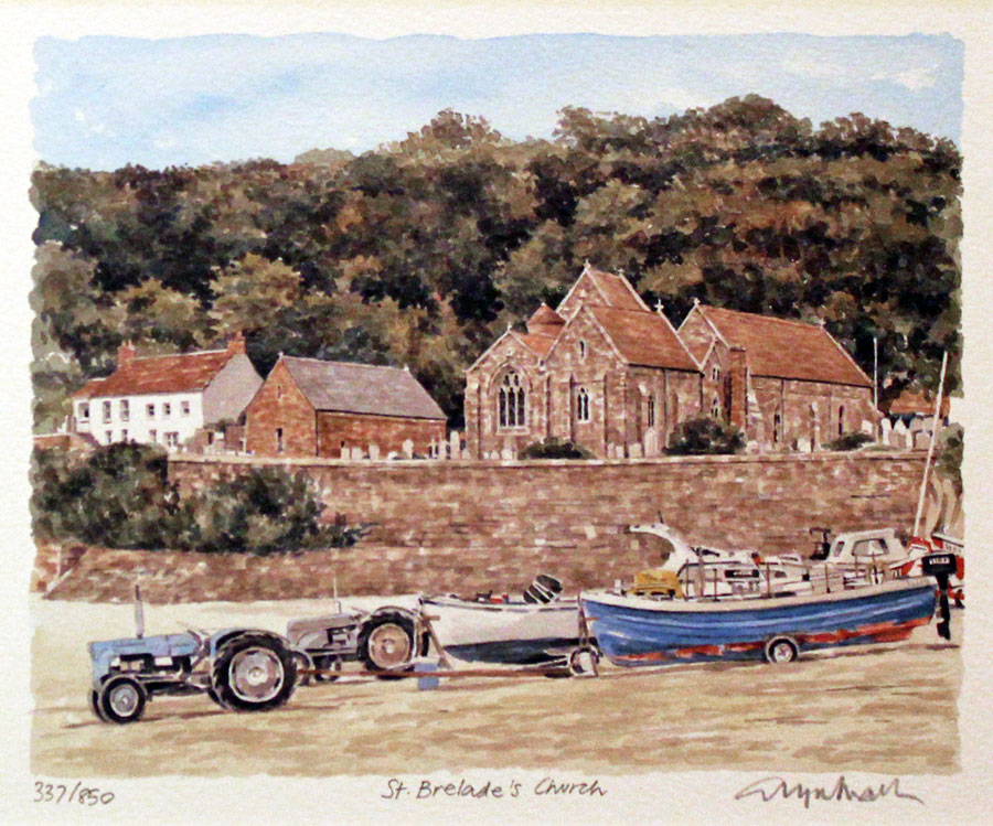 St. Brelade's Church by Glyn Martin