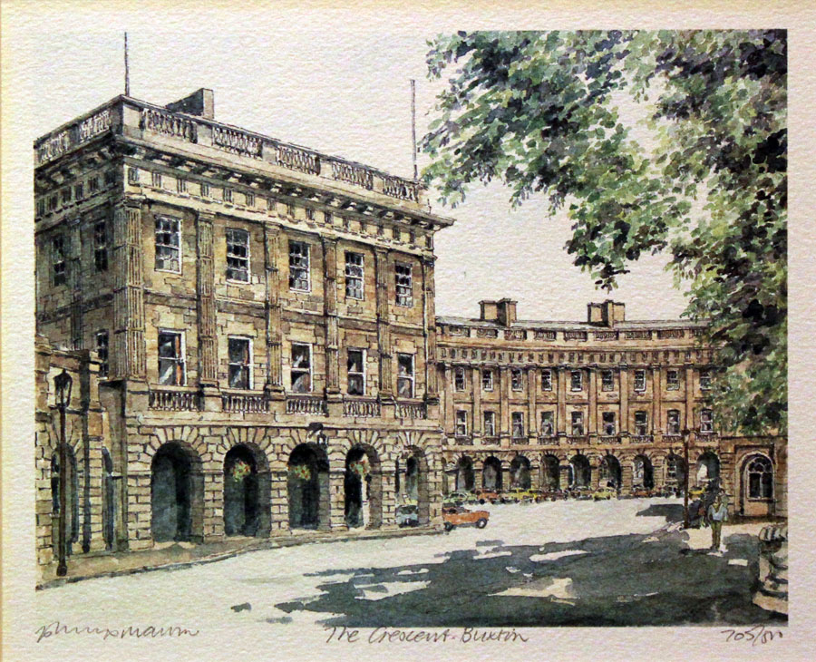 The Crescent Buxton Derbsyhire by Philip Martin  The Crescent Buxton Derbsyhire by Philip Martin