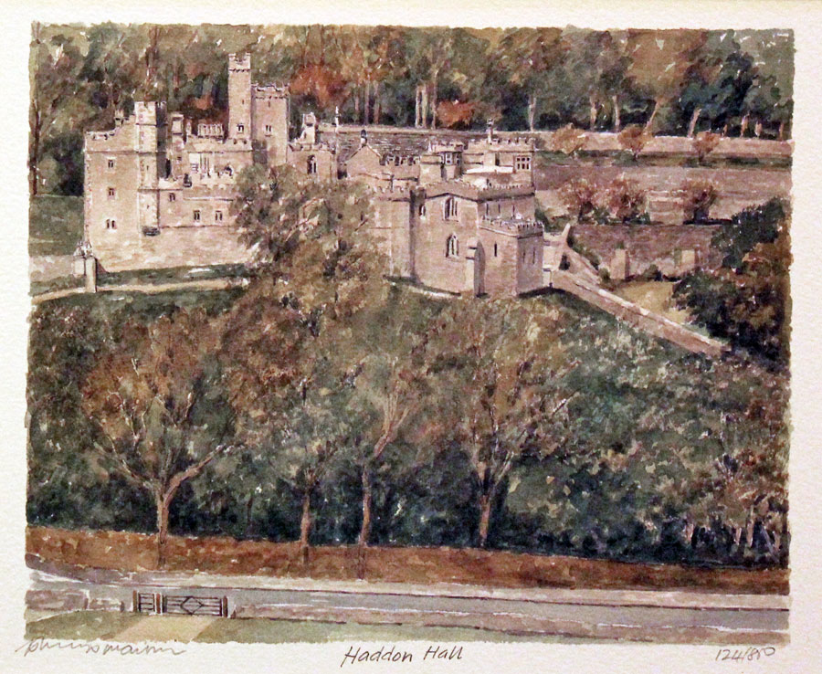 Haddon Hall Derbsyhire by Philip Martin  Haddon Hall Derbsyhire by Philip Martin