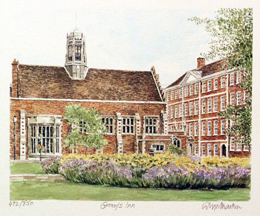 Gray's Inn London by Philip Martin  Gray's Inn London by Philip Martin