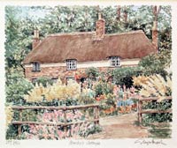 Hardy's Cottage Dorsetshire by Glyn Martin