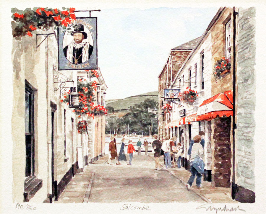 Salcombe Devonshire by Glyn Martin  Salcombe Devonshire by Glyn Martin