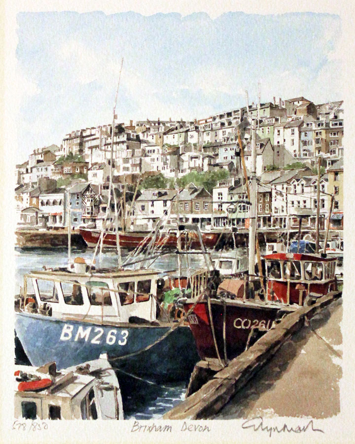 Brixham Devonshire by Glyn Martin  Brixham Devonshire by Glyn Martin