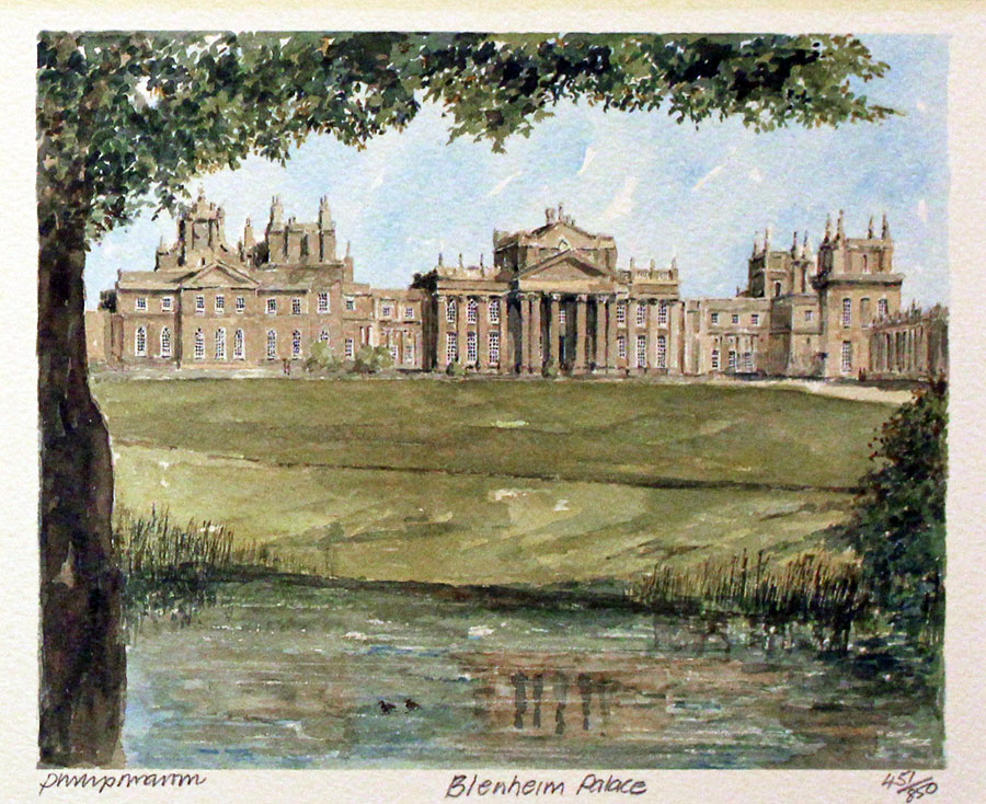 Blenheim Palace Philip Martin Portraits of Britain  Blenheim Palace Philip Martin Portraits of Britain