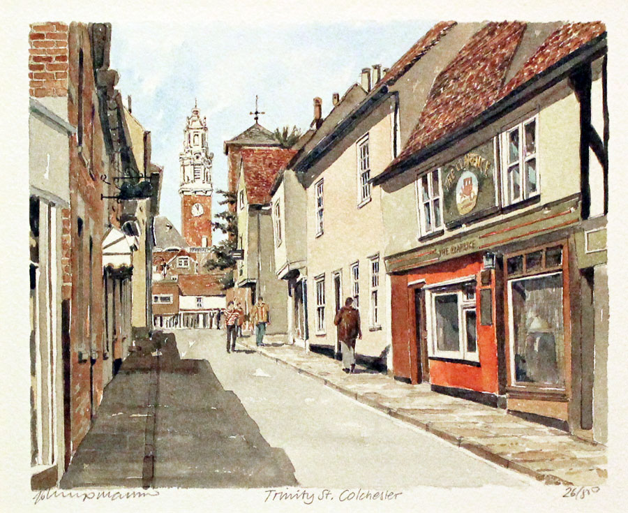 Trinity Street Colchester by Philip Martin  Trinity Street Colchester by Philip Martin