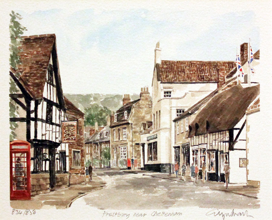 Prestbury near Cheltenham by Glyn Martin  Prestbury near Cheltenham by Glyn Martin