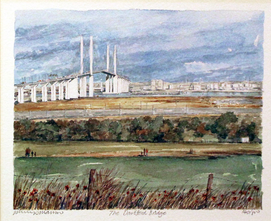 Dartford Bridge Kent by Phillip Martin