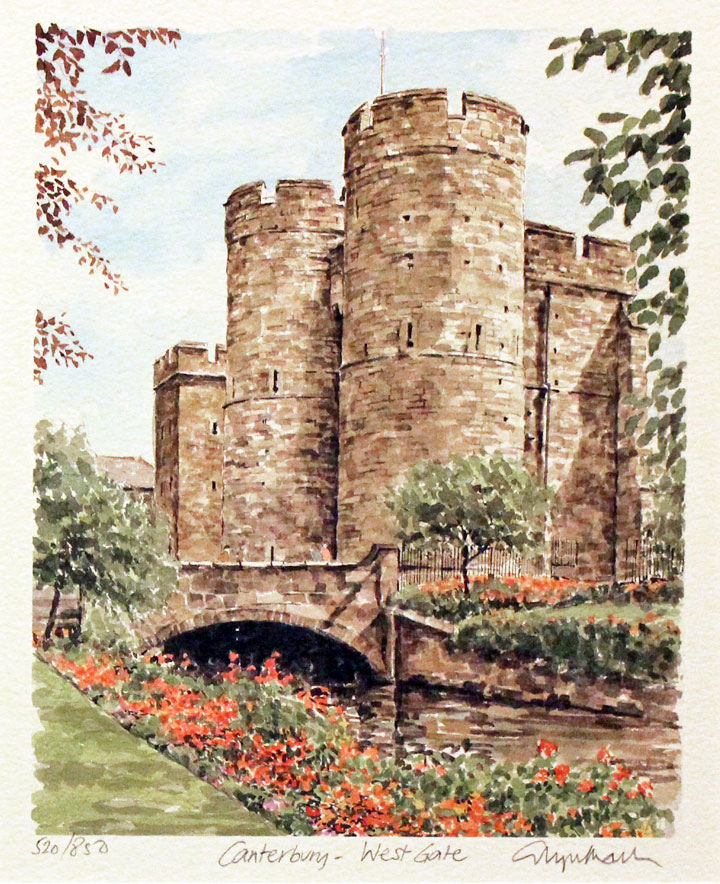 West Gate Canterbury by Phillip Martin