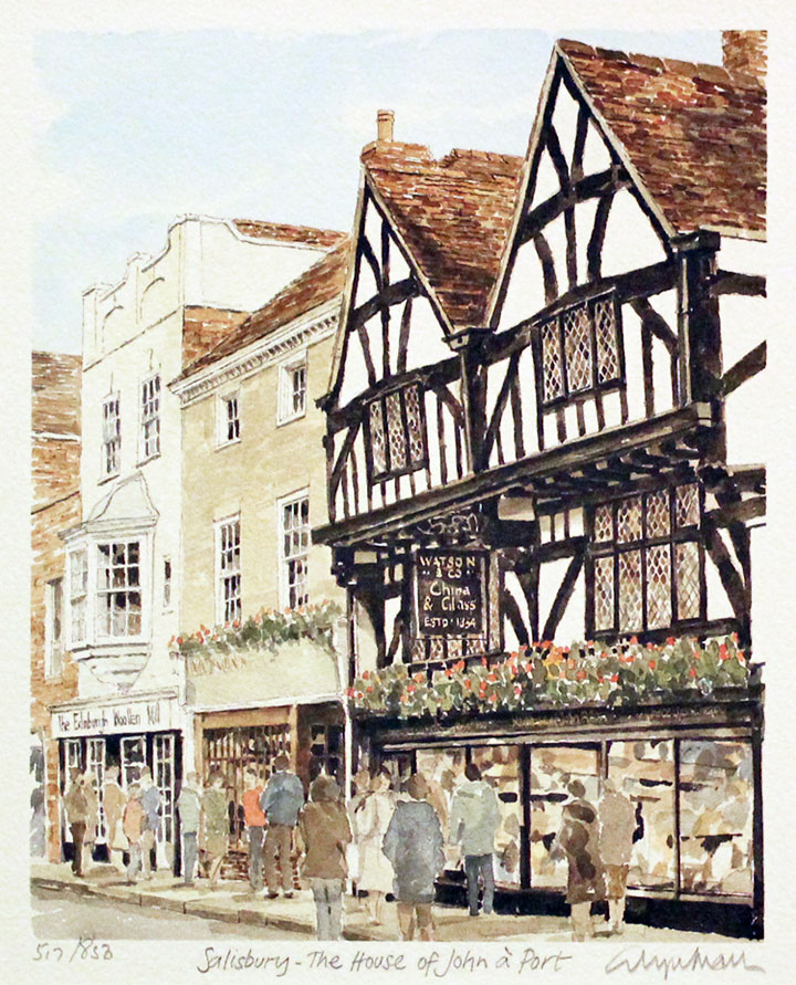 The House of John a Port, Salisbury  The House of John a Port, Salisbury