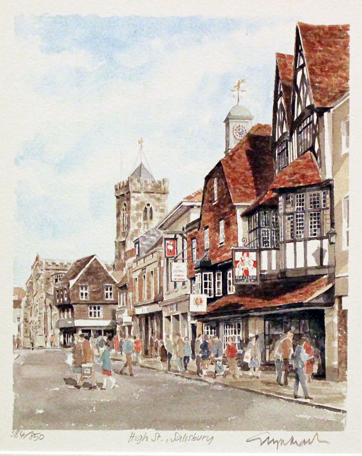 High Street Salisbury Wiltshire  High Street Salisbury Wiltshire