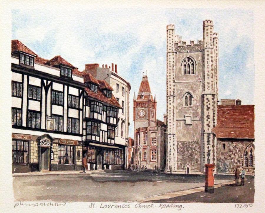 The Forbury, Reading, Berkshire. Portraits of Britain  The Forbury, Reading, Berkshire. Portraits of Britain