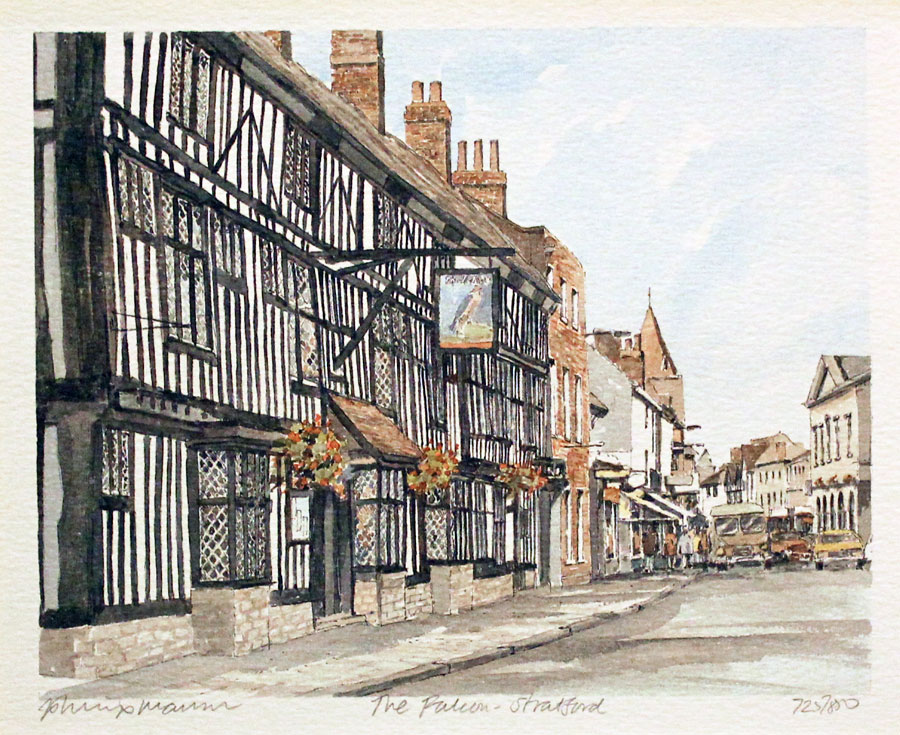 The Falcon Stratford by Glyn Martin Portraits of Britain  The Falcon Stratford by Glyn Martin Portraits of Britain