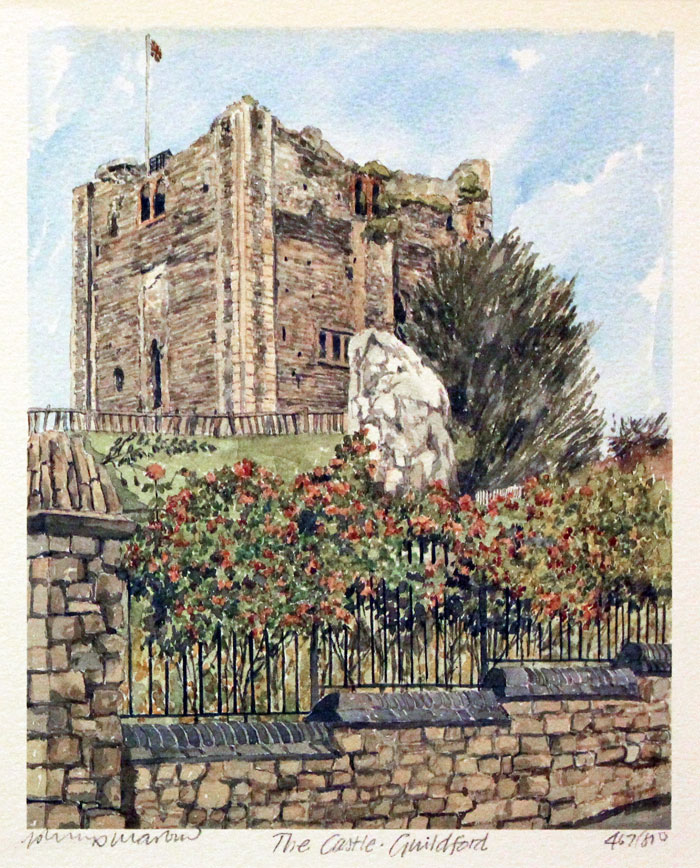 Guildford Castle Surrey by Philip Martin  Guildford Castle Surrey by Philip Martin