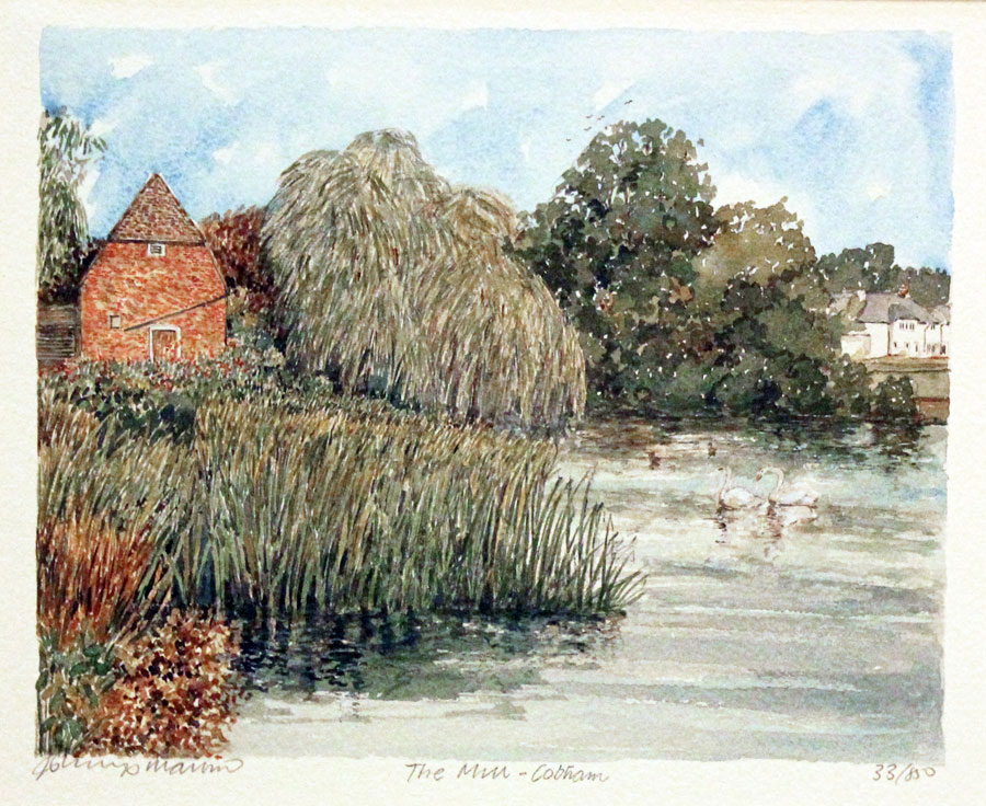 Mill at Cobham Surrey by Philip Martin  Mill at Cobham Surrey by Philip Martin