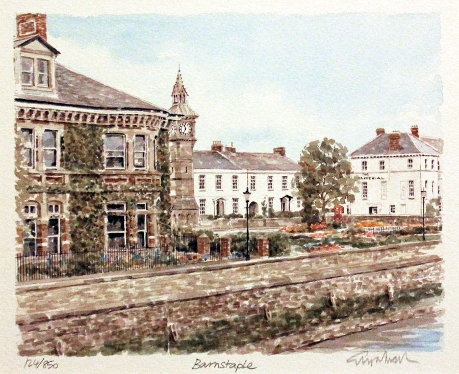 Barnstaple Devonshire by Glyn Martin  Barnstaple Devonshire by Glyn Martin