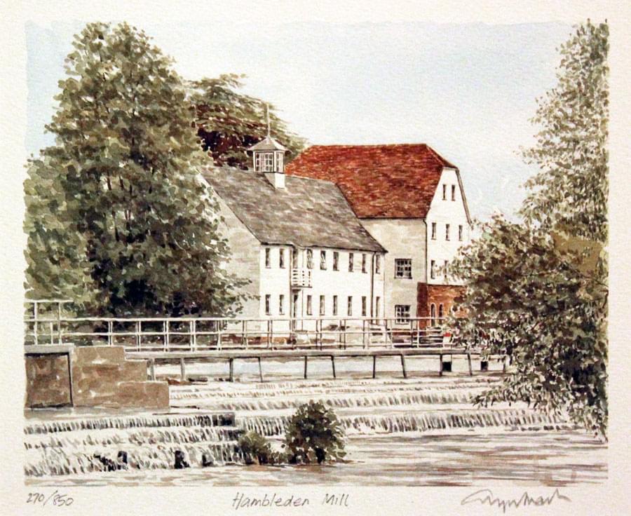 Hamblefon Mill, Buckinghamshire. Portraits of Britain  Hamblefon Mill, Buckinghamshire. Portraits of Britain