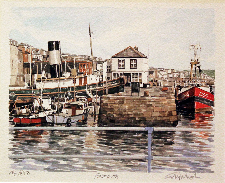 Falmouth Cornwall by Glyn Martin  Falmouth Cornwall by Glyn Martin