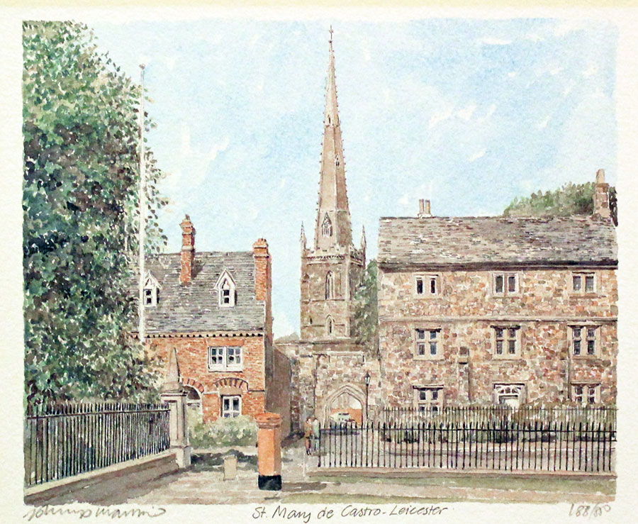 St. Mary de Castro Leicester by Philip Martin  St. Mary de Castro Leicester by Philip Martin