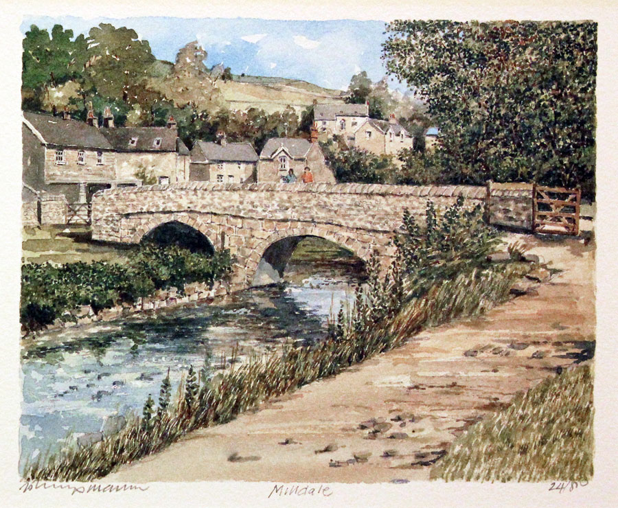 Milldale Derbsyhire by Philip Martin  Milldale Derbsyhire by Philip Martin